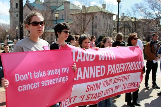 Planned Parenthood Supporters at Feb