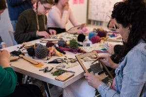 Weaving workshops show value of choosing handmade goods