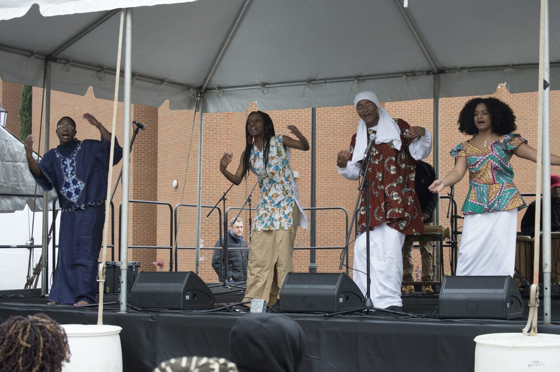 Student and community groups perform at cultural festival