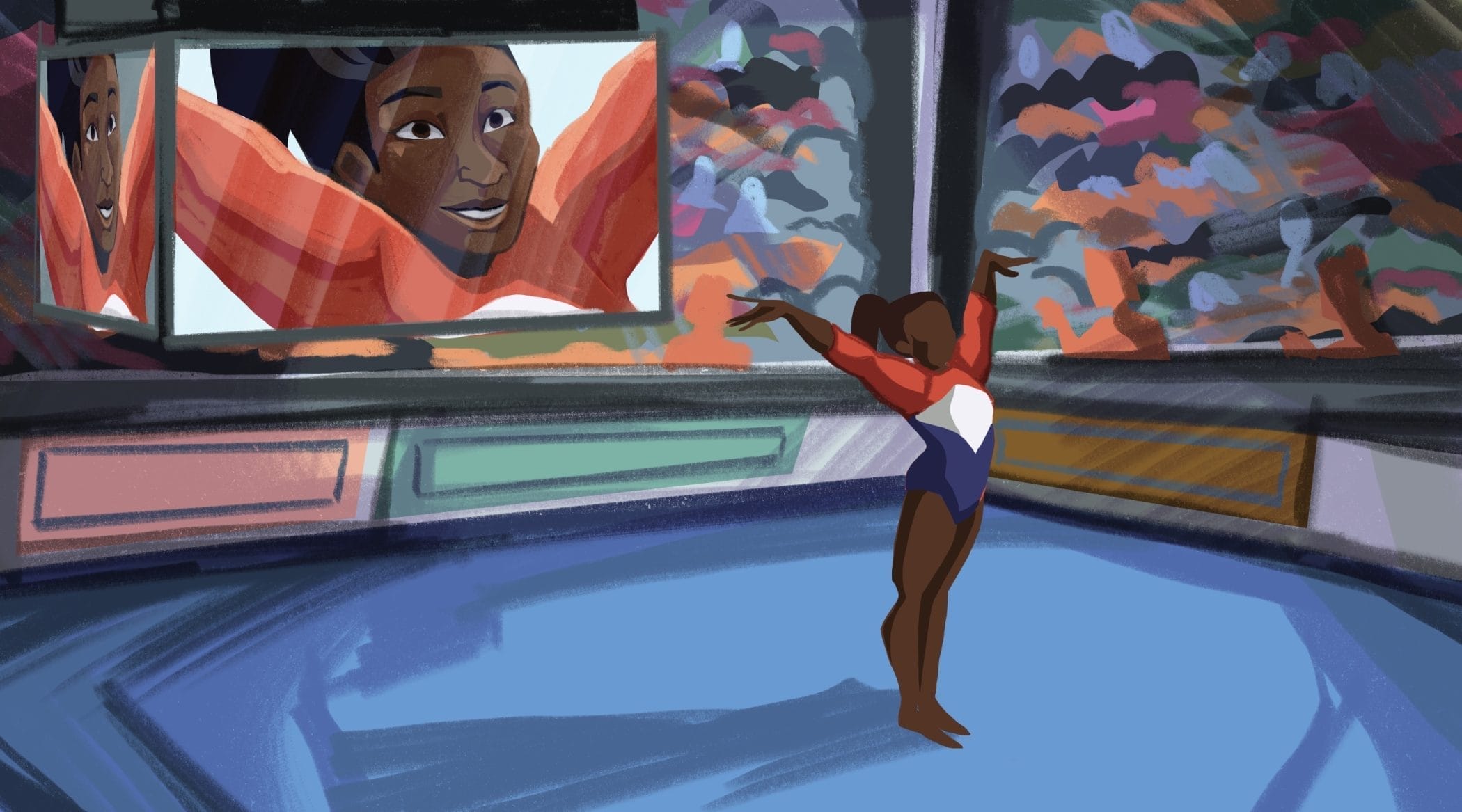 Press box: Biles returns back and better