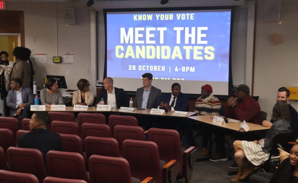 Panel presents local candidates, educates student voters