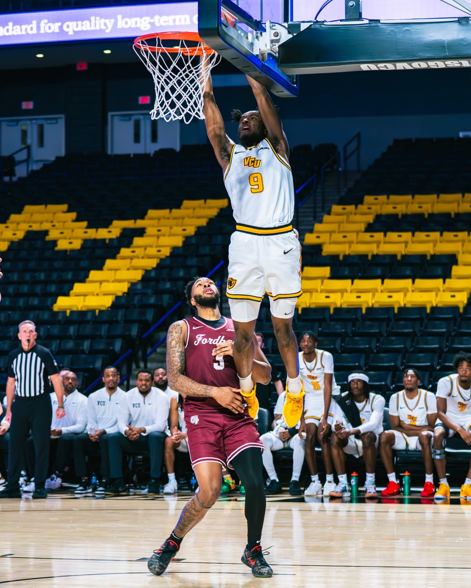 VCU silences Fordham in a quiet gym