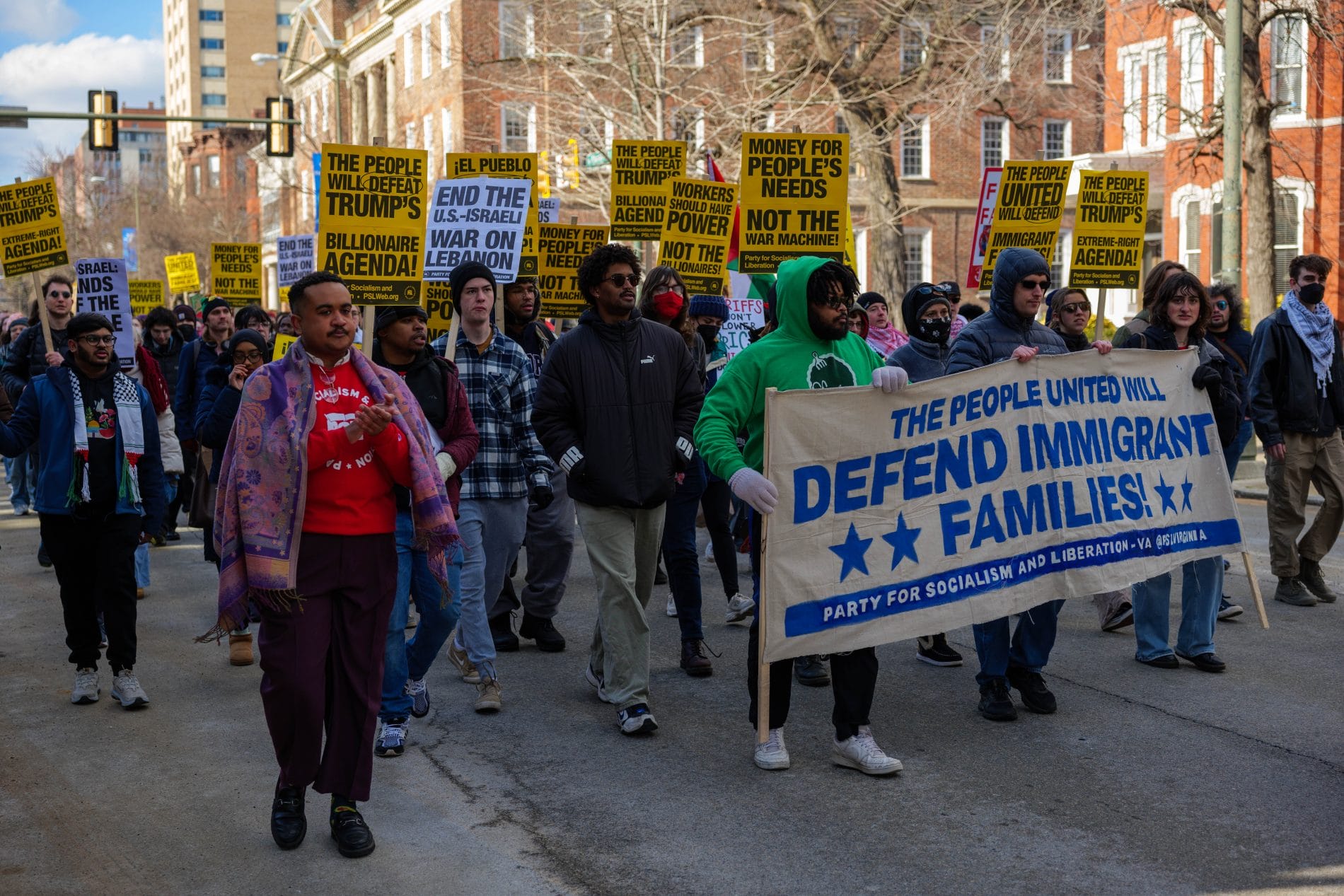 ‘A movement, not a moment’: Rally held in Monroe Park on Inauguration Day