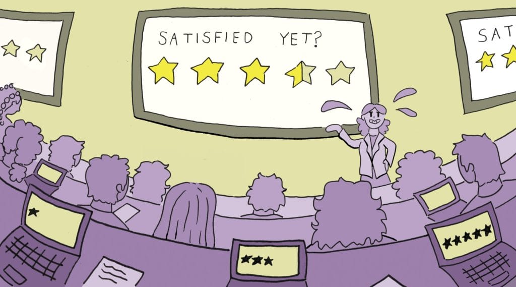 Course evaluations: Student success or customer satisfaction?