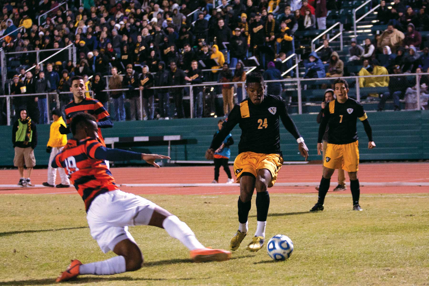 Men’s soccer showed ability to score from any position