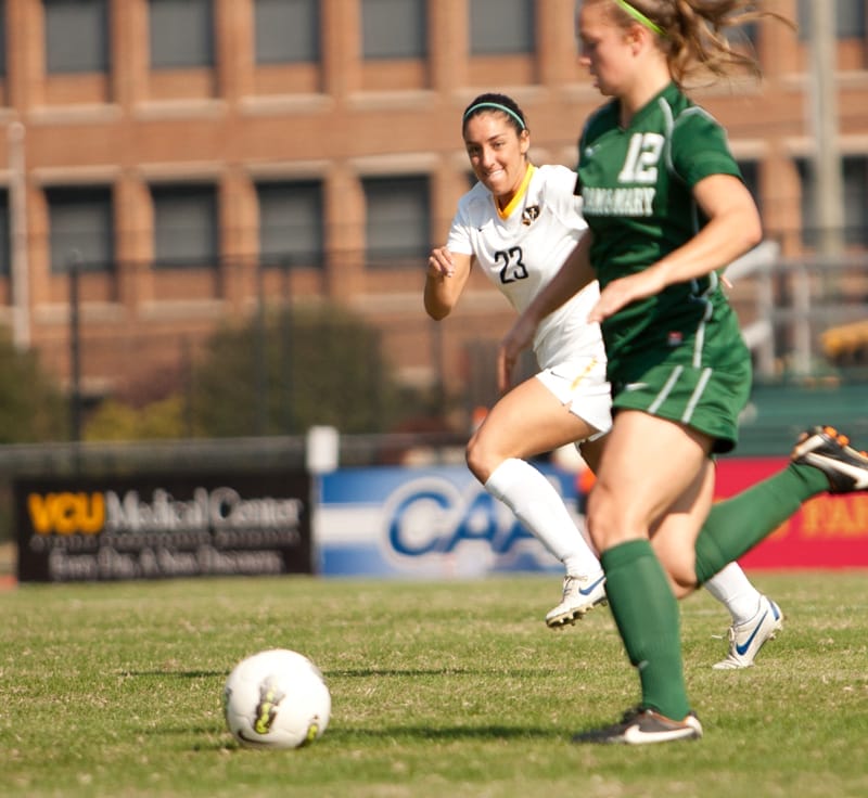 VCU vs. William & Mary. Womens soccer. Final score 1-0 VCU with the win.